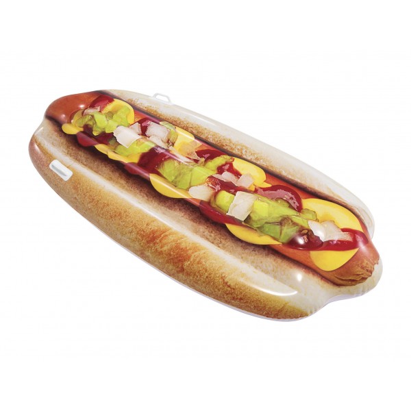 INTEX ΦΟΥΣΚΩΤΟ ΣΤΡΩΜΑ ΘΑΛΑΣΣΗΣ HOTDOG  180X89CM